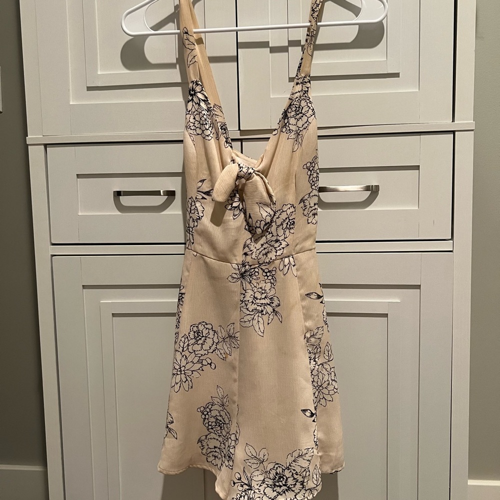 Floral Light Pink Romper